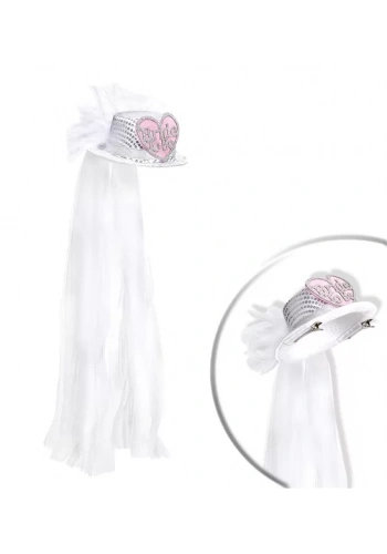 Bride to Be Kalpli Şapkalı Şık Duvak