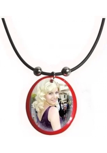 Kolye baskı (Kırmızı)