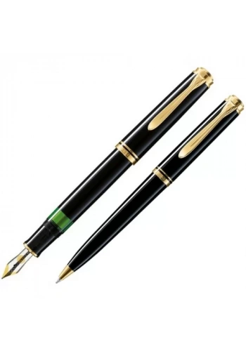 Pelikan Dolma + Tükenmez Kalem Souveran MK300 Siyah