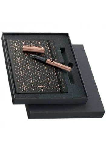 LAMY LX DOLMA KALEM ROSE GOLD VE DEFTER SETİ (F UÇ)