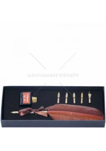 Steelpen Kaligrafi Seti CS-0205 (Kahverengi)