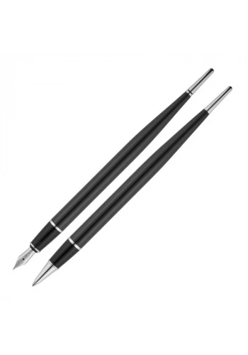 Scrikss Stilofor 17 Sümen Kalem Takımı-Siyah (Dolma+Tükenmez)