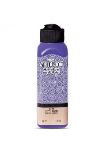 ARTDECO AKRİLİK BOYA 140ml KOYU MOR 3048