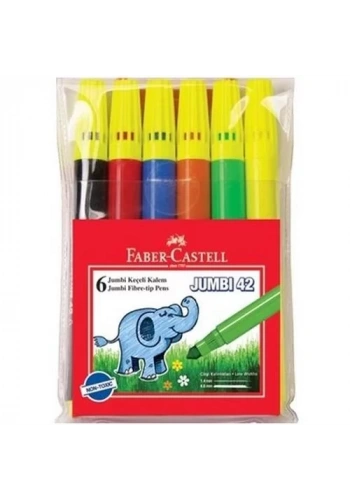 FABER (6 RENK) JUMBI 42 KEÇELİ KALEM