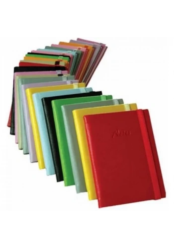 LIZY NOTES 14x20 SERT KAPAK DEFTER KARELİ (PEMBE)