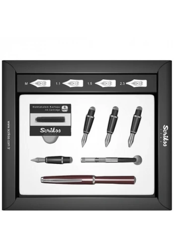 Scrikss Kaligrafi Seti Bordo