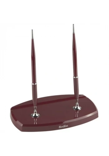 Scrikss 17 Masa Takımı Bordo (Dolmakalem + Tükenmez)