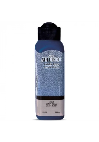 ARTDECO AKRİLİK BOYA 140ml MAVİ SİYAH 3035
