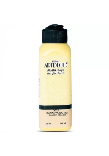 ARTDECO AKRİLİK BOYA 140ml KANARYA SARISI 3032