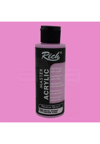 Rich Master Akrilik Boya 120ml 136 Hayal Pembe