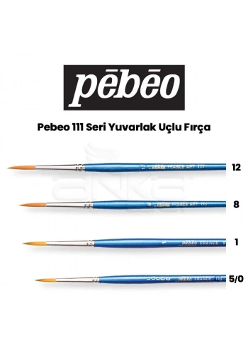Pebeo 111 Seri Yuvarlak Uçlu Fırça