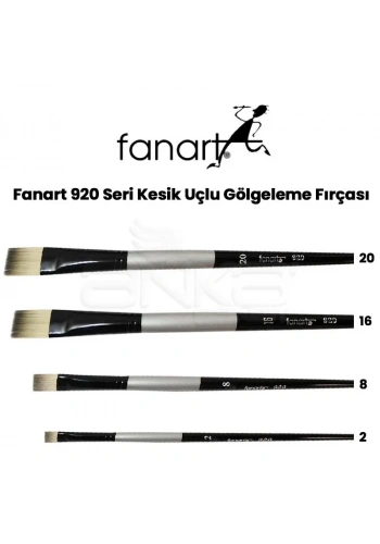 Fanart 920 Seri Kesik Uçlu Gölgeleme Fırçası