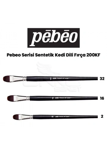 Pebeo 200KF Seri Sentetik Kedi Dili Fırça