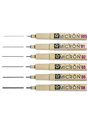 Sakura Pigma Micron Teknik Çizim Kalemi