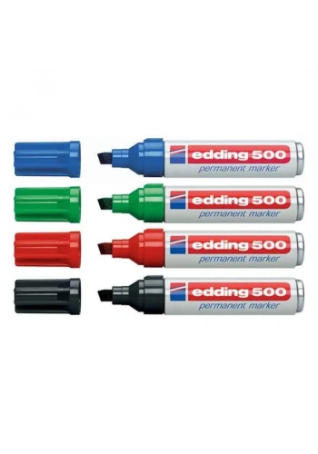 Edding 500 Kesik Uçlu Permanent Markör Kalem 2-7mm