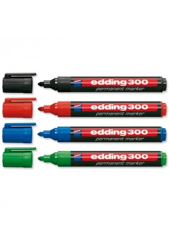Edding 300 Permanent Markör Kalem Yuvarlak Uç 1,5-3mm