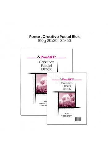 Ponart Creative Pastel Blok 160g 15 Yaprak