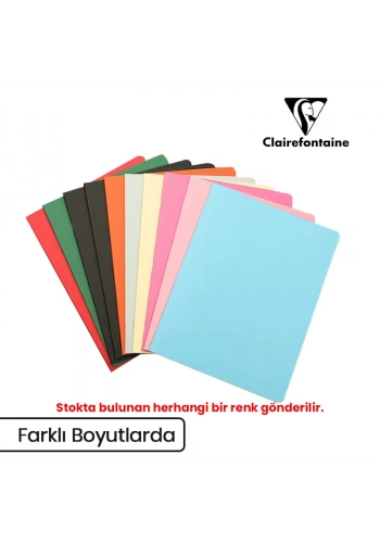 Clairefontaine Crok Book Tel Dikişli Beyaz Çizim Defteri 90g 24 Yaprak
