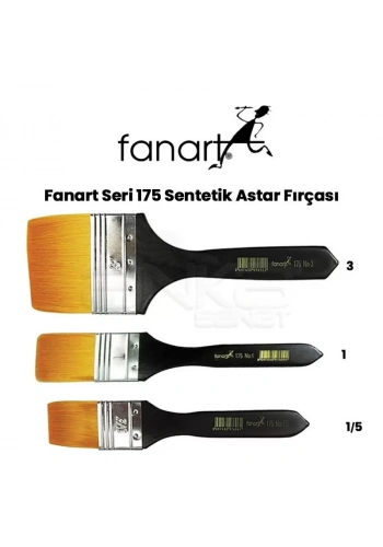 Fanart Seri 175 Sentetik Astar Fırçası
