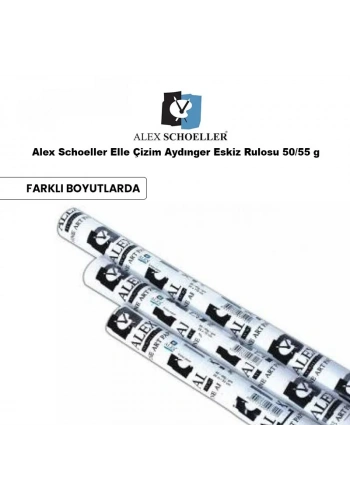 Alex Schoeller Elle Çizim Aydınger Eskiz Rulosu 50/55 g