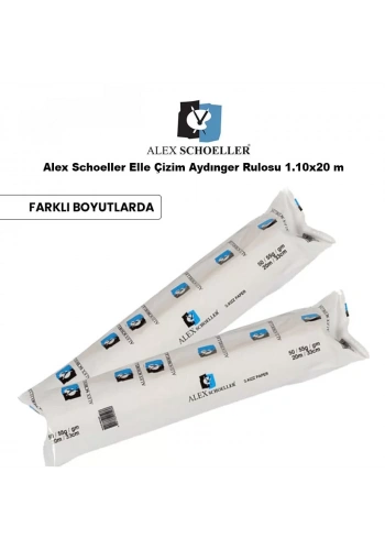 Alex Schoeller Elle Çizim Aydınger Rulosu 1.10x20 m