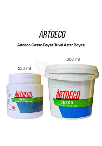 Artdeco Gesso Beyaz Tuval Astar Boyası