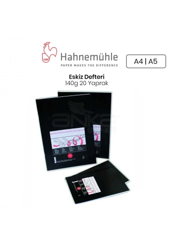 Hahnemühle Eskiz Defteri 140g 20 Yaprak