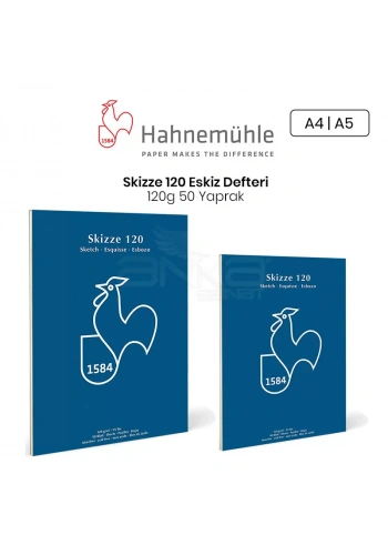 Hahnemühle Sketch Pad Eskiz Blok 120g 50 Yaprak