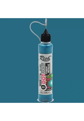 Rich Dot Paınt Boncuk Boya 12085 Turkuaz