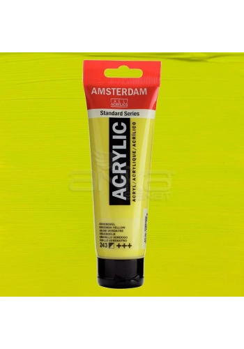 Amsterdam Akrilik Boya 120ml 243 Greenish Yellow