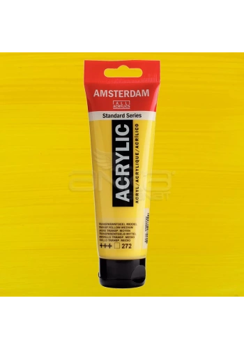 Amsterdam Akrilik Boya 120ml 272 Transparent Yellow Medium