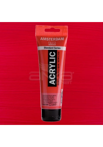 Amsterdam Akrilik Boya 120ml 317 Transparent Red Medium