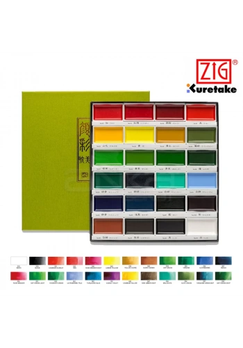 Kuretake Gansai Tambi Sulu Boya Seti 24 Renk