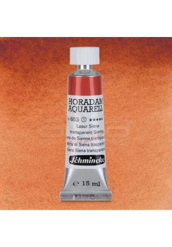 Schmincke Horadam Aquarell Tube 15ml Seri 1 Transparent Sienna 653