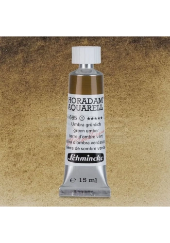 Schmincke Horadam Aquarell Tube 15ml Seri 1 Green Umber 665