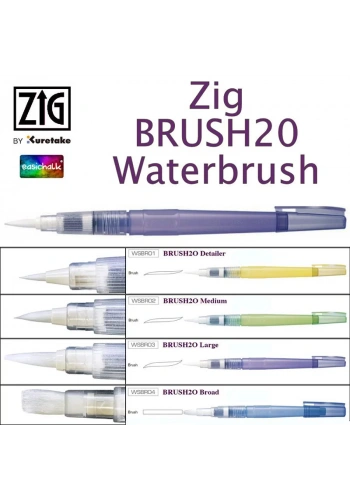 Zig Brush H2O Su Hazneli Fırça