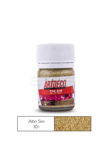 Artdeco Toz Sim (Glitter) 301 Hazır Altın Sim