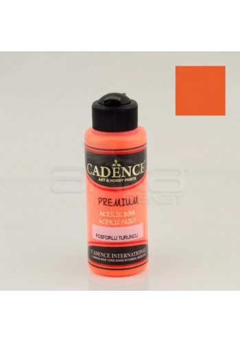 Cadence Premium Akrilik Boya 120ml Fosforlu Turuncu
