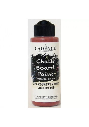 Cadence Chalkboard Paint 120ml Kara Tahta Boyası 2610 Country Kırmızı