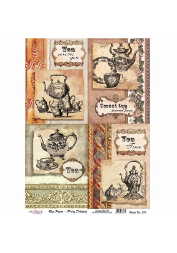 Cadence Pirinç Dekopaj Kağıdı Model 374 29x42cm