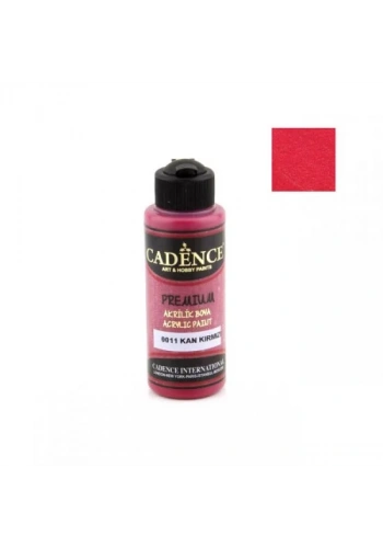 Cadence Premium Akrilik Boya 120ml 0011 Kan Kırmızı