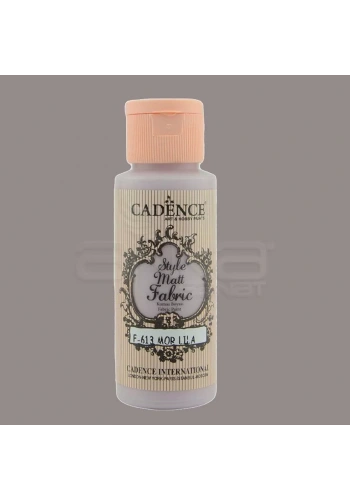 Cadence Style Matt Fabric Kumaş Boyası 59ml F613 Mor Lila-Purple Lilac