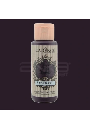 Cadence Style Matt Fabric Kumaş Boyası 59ml F615 Karadut-Mulberry Purple