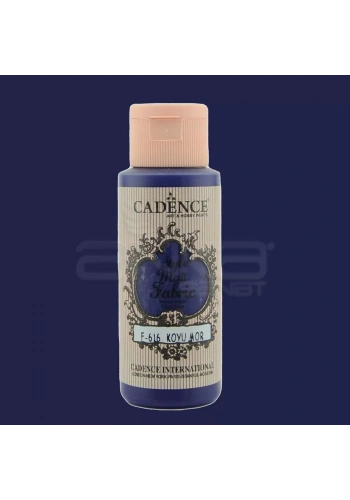 Cadence Style Matt Fabric Kumaş Boyası 59ml F616 Koyu Mor-Dark Purple