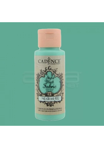 Cadence Style Matt Fabric Kumaş Boyası 59ml F621 Açık Nane Yeşili-Light Mint Green