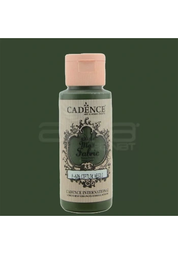 Cadence Style Matt Fabric Kumaş Boyası 59ml F626 Çiftlik Yeşili-Farm Green