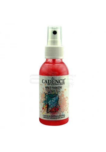 Cadence Your Fashion Sprey Kumaş Boyası 100ml-1107 SCARLET KIRMIZI