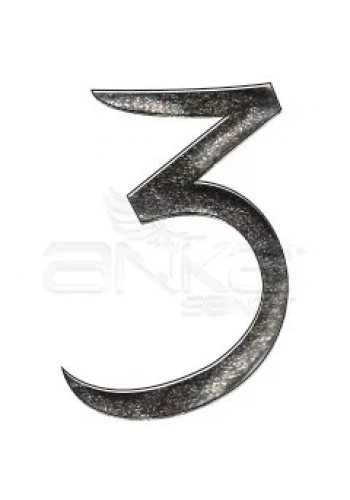 Cadence Dora 3D Boyutlu Boncuk Boya Antrasit 5138