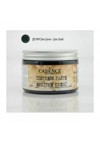 Cadence Distress Paste Eskitme Kremi DP-1304 Çam Yeşili 150ml