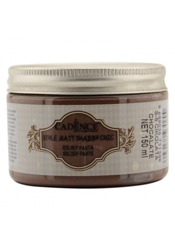Cadence Shabby Chic Rölyef Pasta 150ml SR05 Çikolata-Chocolate